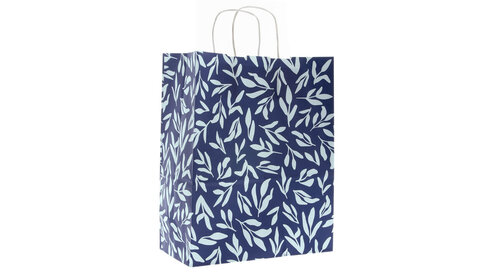 50x papieren tasjes Leaves A4