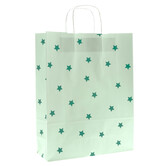 50x papieren tasjes Stars A3