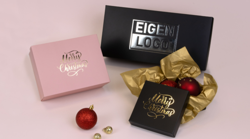 Nieuw bij Rotim Verpakkingen; geschenkdoosjes met hot foil opdruk! 