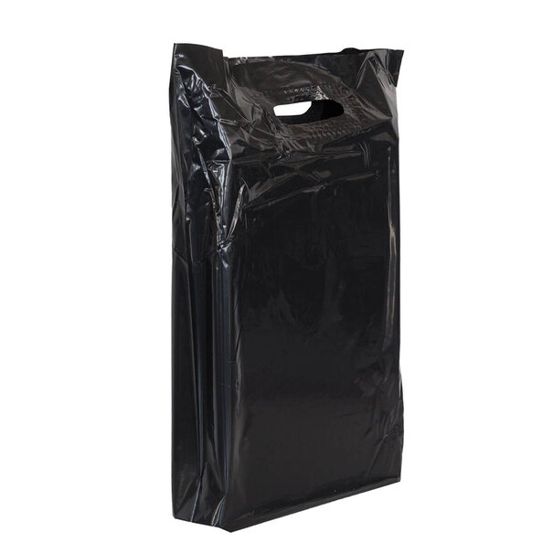 Levering uit voorraad 250x Plastic tassen 37x44+2x4cm Zwart