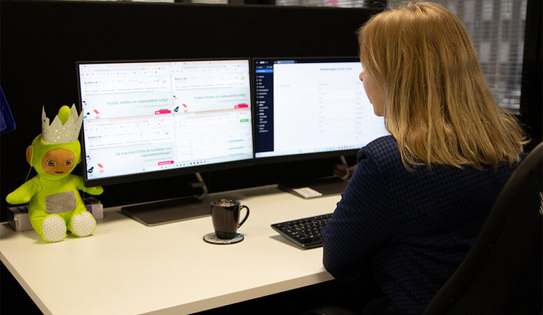 Een kijkje in het bedrijf van Rotim Verpakkingen; onze marketing topper Sandra! 