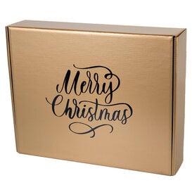 Kerstdozen Goud 350x280x80mm