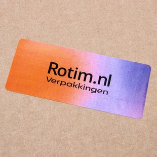 Stickers laten drukken - Rechthoek - Full colour