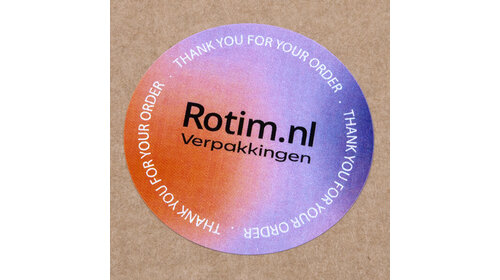 Stickers laten drukken - Rond - Full colour