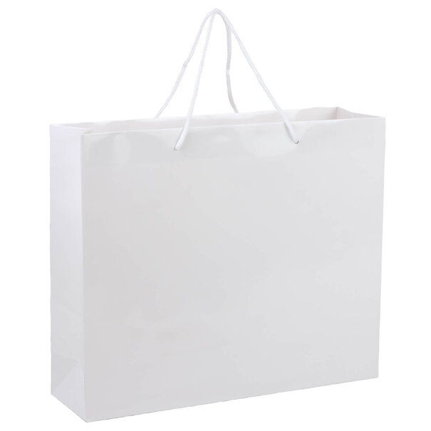 Levering uit voorraad 10x cadeautasjes Wit A3