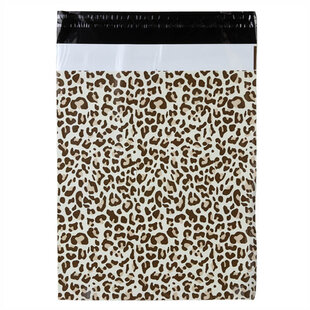 100x verzendzakken Leopard Medium