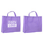 Shopper bedrukken Lila non woven 54x14x45cm
