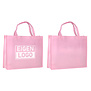Shopper bedrukken Pink Lavender non woven 42x12x35cm
