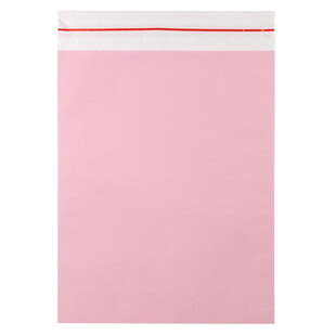 50x Papieren verzendzak Roze Large