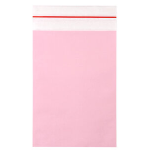 50x Papieren verzendzak Roze Small
