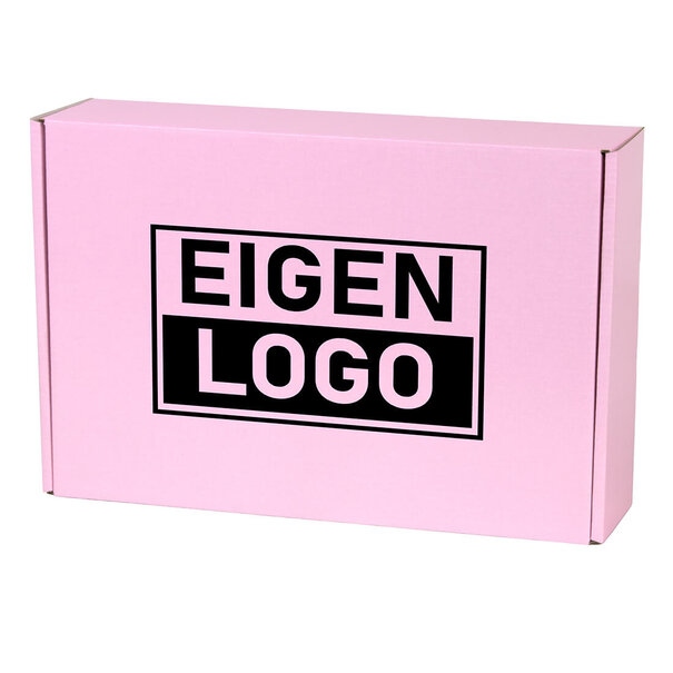Levertijd ca.10 werkdagen Postdozen bedrukken Pink Lavender 280x190x75mm