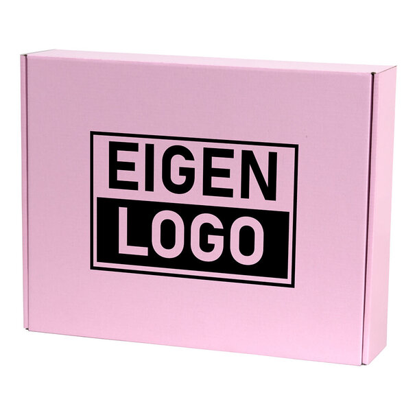 Levertijd ca.10 werkdagen Postdozen bedrukken Pink Lavender 350x280x80mm