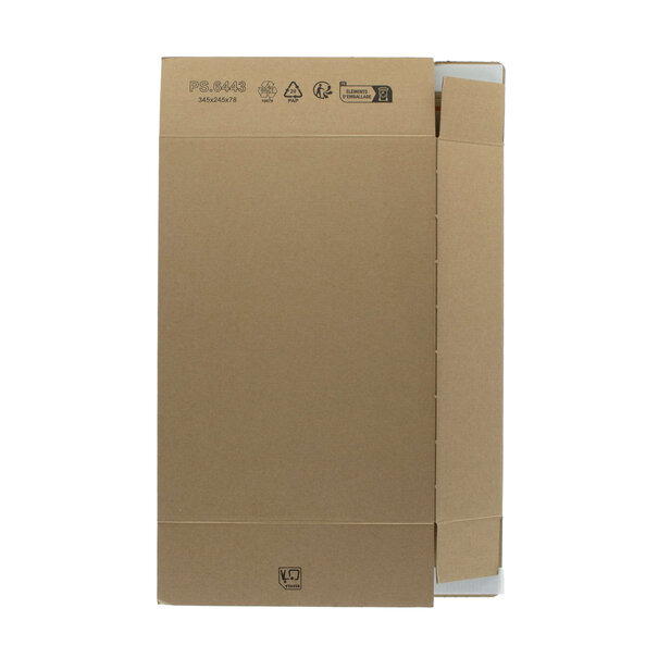 Levering uit voorraad 20x Verzenddoos zijlader Bruin A4+