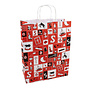 50x Sinterklaas tasjes A4 - Rood