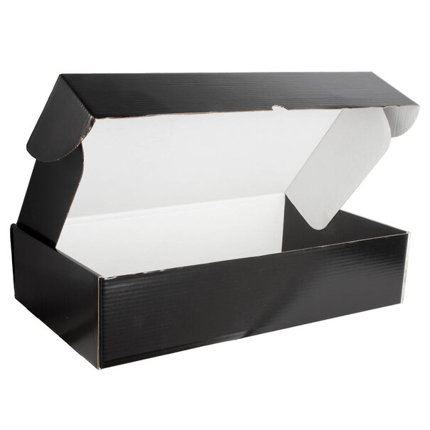 Levering uit voorraad Kerstdozen Zwart 610x370x140mm