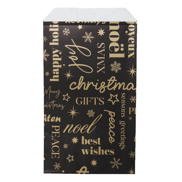 Levering uit voorraad 200x Papieren Zakjes Christmas International 12x19cm