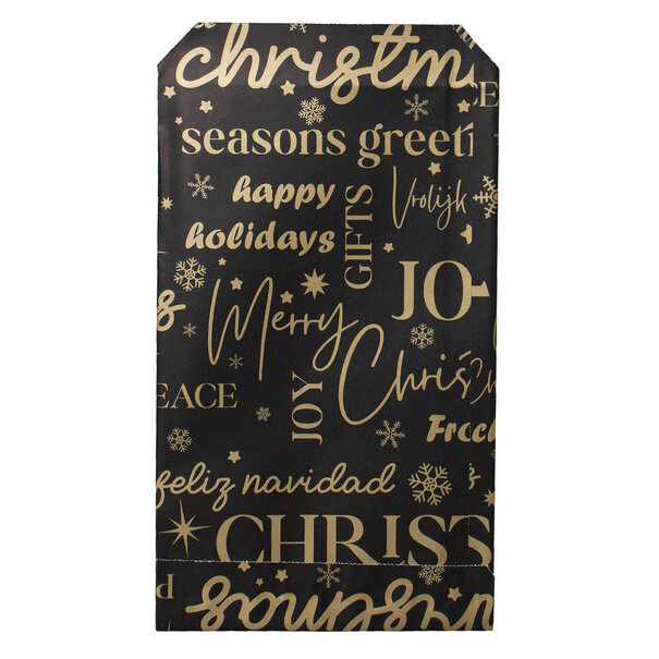 Levering uit voorraad 200x Papieren Zakjes Christmas International 12x19cm
