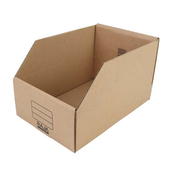 Levering uit voorraad Kartonnen magazijnbak 282x194x100-175mm