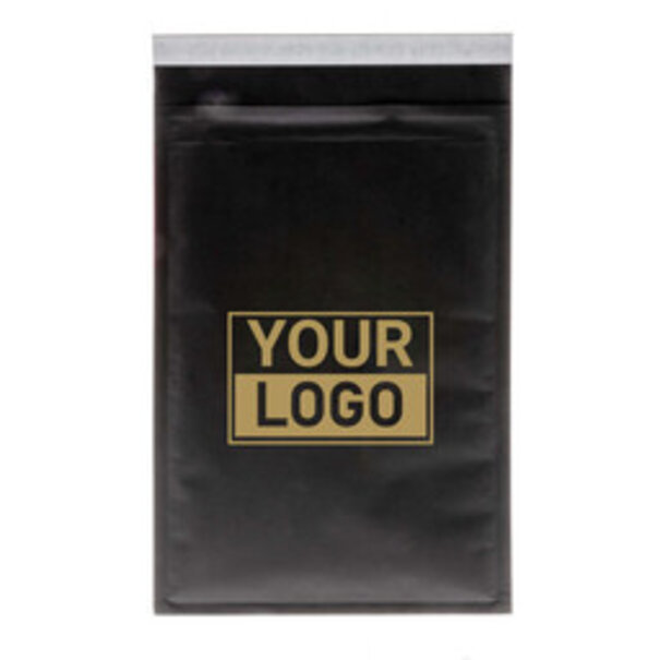 Levertijd ca.10 werkdagen Zwarte bubbel envelop D bedrukken