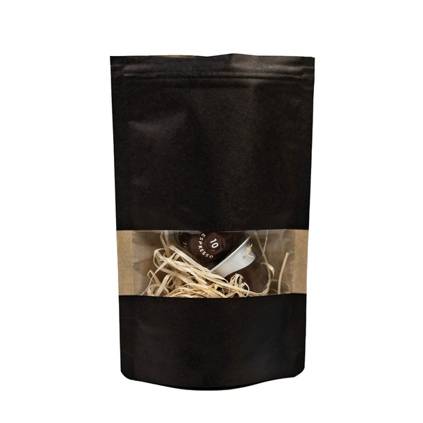 Levering uit voorraad 100x Stazakken met Venster Zwart 11x18,5cm