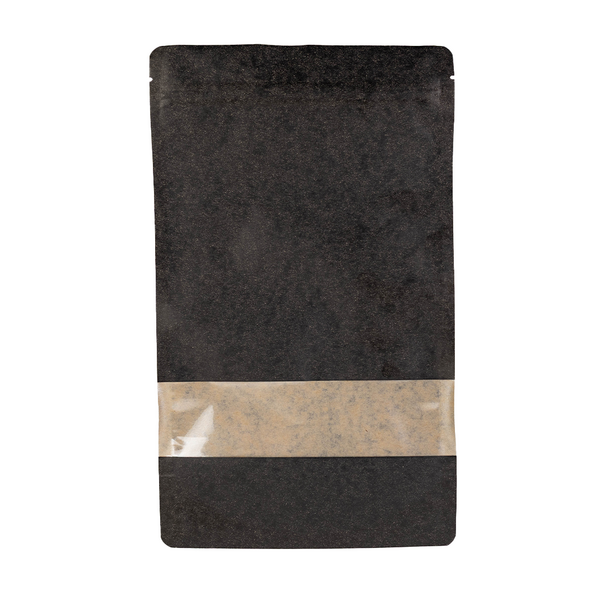 Levering uit voorraad 100x Stazakken met Venster Zwart 16x27cm Kleurafwijking