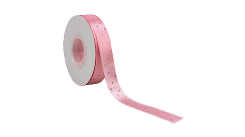 Lint satijn Stars Gold SMALL (20mm x25m)