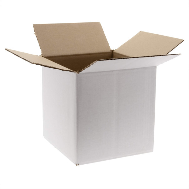 Levertijd ca. 5 werkdagen Dozen bedrukken Wit 200x200x200mm