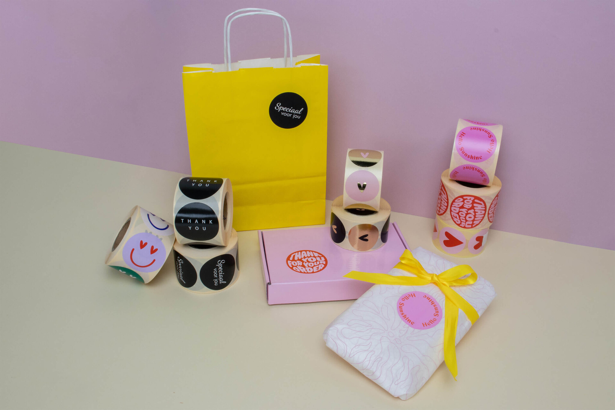 Wat kun je allemaal met stickers doen om je verpakking leuker te maken?