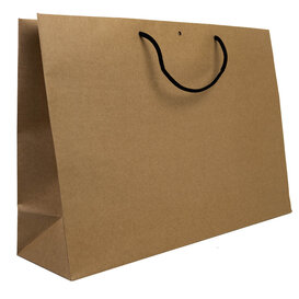 10x cadeautasjes Bruin Extra groot