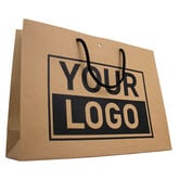 Cadeautasje bedrukken Bruin A3