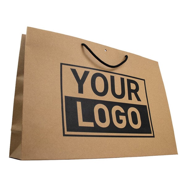 Levertijd ca.10 werkdagen Cadeautasje bedrukken Bruin extra groot