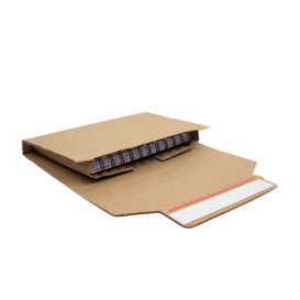 25x boekverpakking 147x126x10-40mm