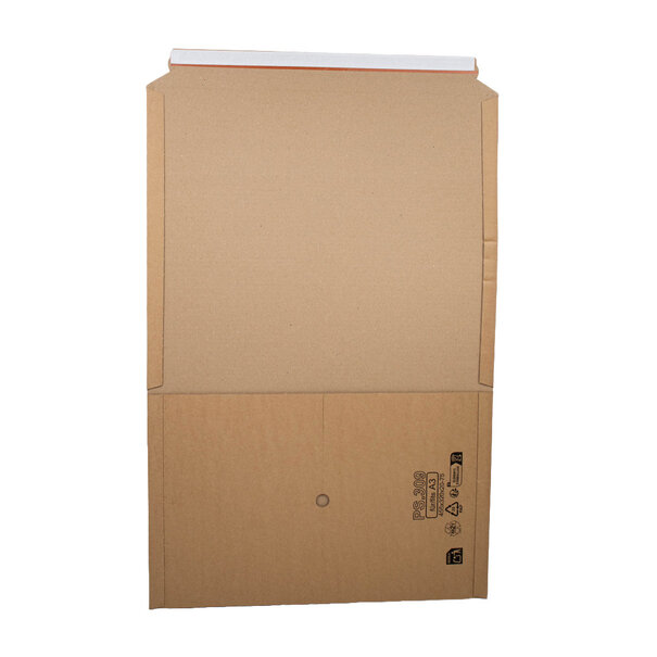 Levering uit voorraad 25x boekverpakking 455x320x20-75mm