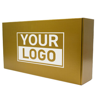 Postdozen bedrukken Goud 610x329x135mm