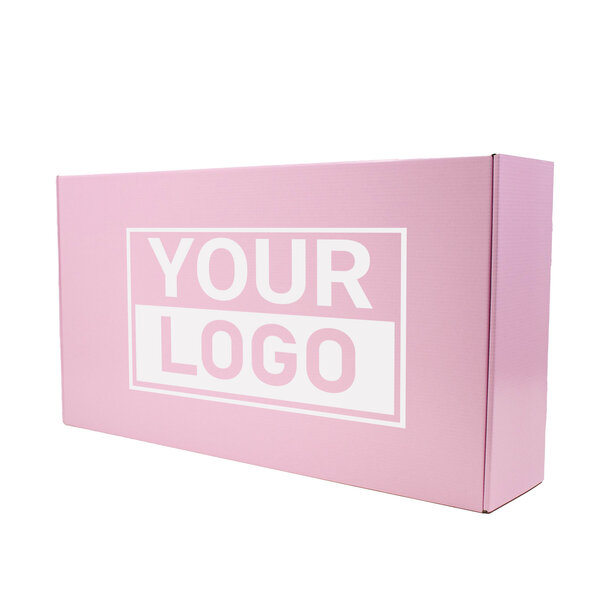 Levertijd ca.10 werkdagen Postdozen bedrukken Pink Lavender 610x329x135mm