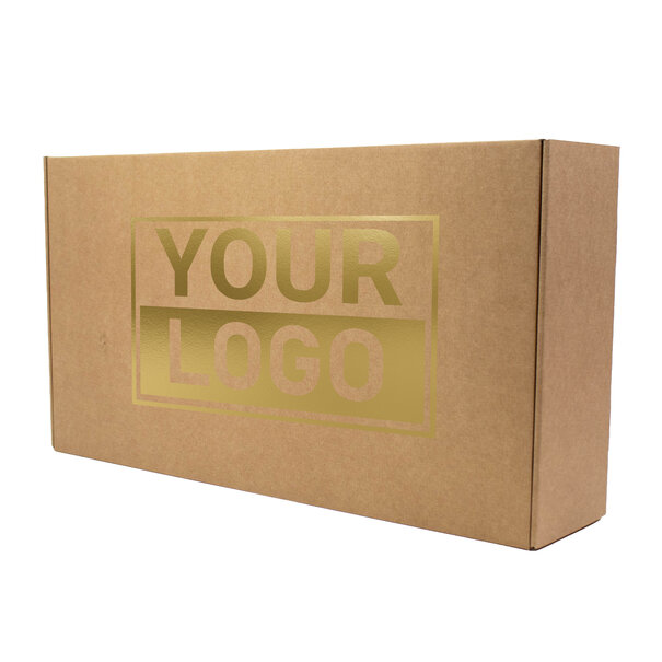 Levertijd ca.10 werkdagen Postdozen bedrukken Bruin 610x329x135mm