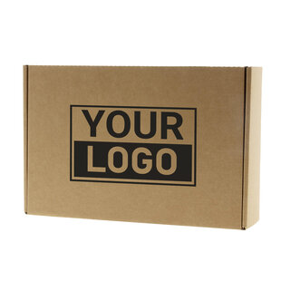 Postdozen bedrukken Bruin 380x300x140mm