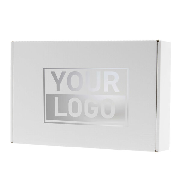 Levertijd ca.10 werkdagen Postdozen bedrukken Wit 280x190x72mm