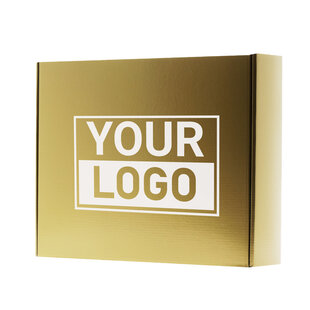 Postdozen bedrukken Goud 350x280x80mm