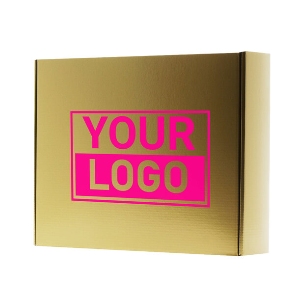 Levertijd ca.10 werkdagen Postdozen bedrukken met NEON - Roze 380x300x140mm - Copy