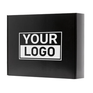 Postdozen bedrukken Zwart 350x280x80mm