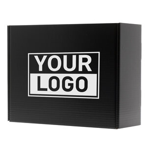 Postdozen bedrukken Zwart 380x300x140mm