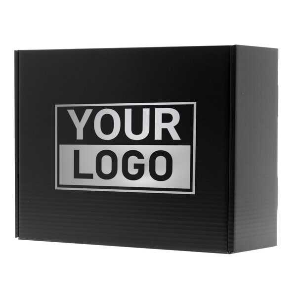 Levertijd ca.10 werkdagen Postdozen bedrukken Zwart 380x300x140mm