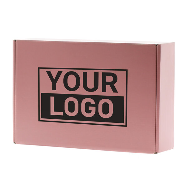 Levertijd ca.10 werkdagen Postdozen bedrukken Oudroze 280x190x75mm