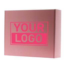 Postdozen bedrukken met NEON - Roze 350x280x80mm