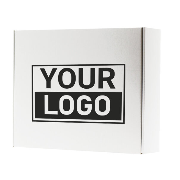 Levertijd ca.10 werkdagen Postdozen bedrukken Wit 350x280x80mm