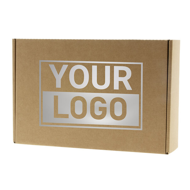 Levertijd ca.10 werkdagen Postdozen bedrukken Bruin 280x190x72mm