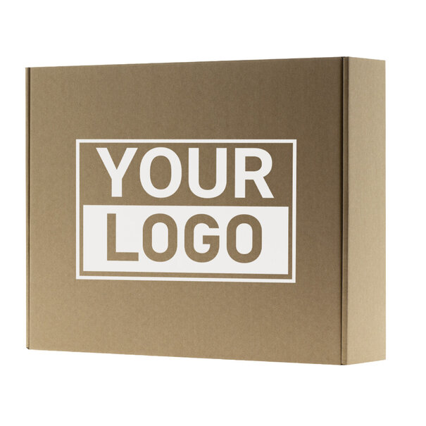 Levertijd ca.10 werkdagen Postdozen bedrukken Bruin 350x280x80mm