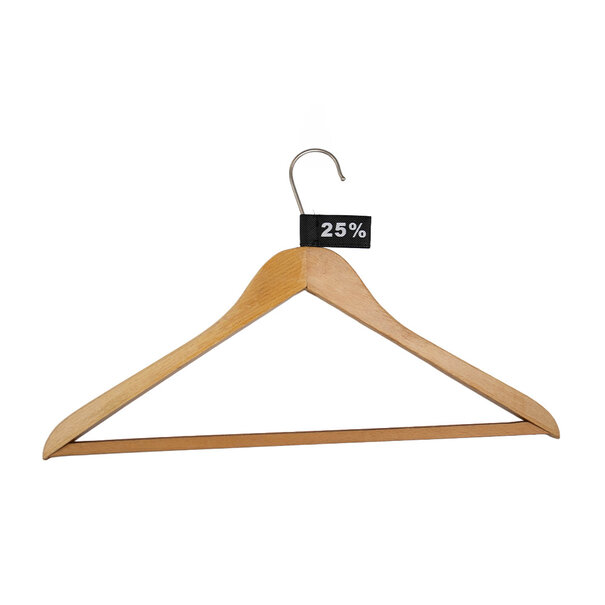 Levering uit voorraad 50x Kledinglabel 3x6cm - 25% zwart