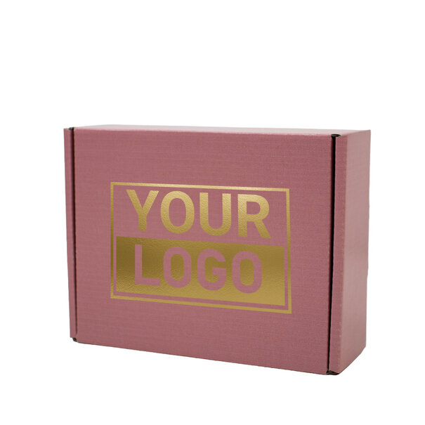 Levertijd ca.10 werkdagen Postdozen bedrukken Oud Roze 160x130x60mm